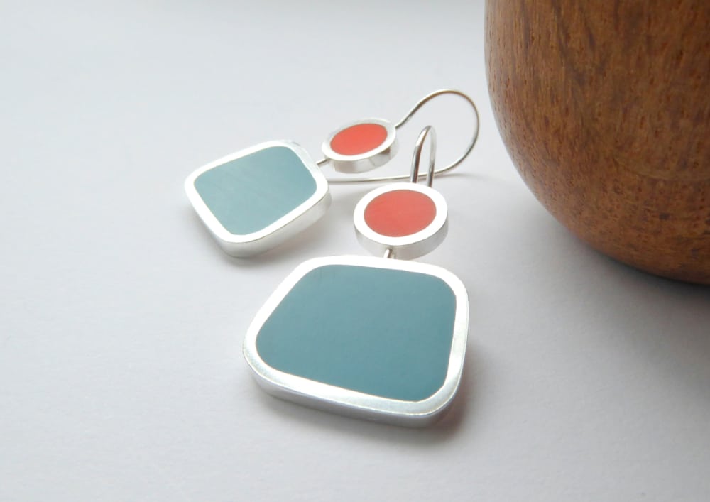 Colourblock Earrings